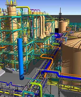 D3DS 3D plant design model