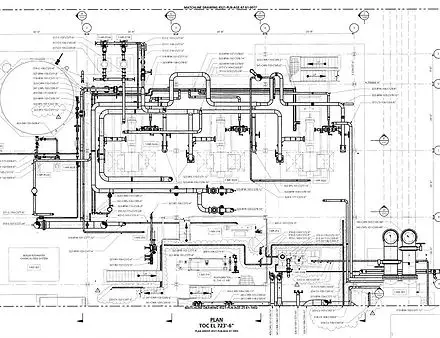 Piping plan drawing