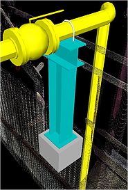 Pipe support details