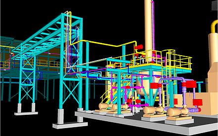 Structural steel model